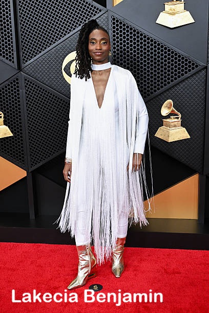Lakecia Benjamin at the 68th GRAMMY Awards held at the Crypto.com Arena on February 01, 2026 in Los Angeles, California. (Photo by Gilbert Flores/Billboard via Getty Images)