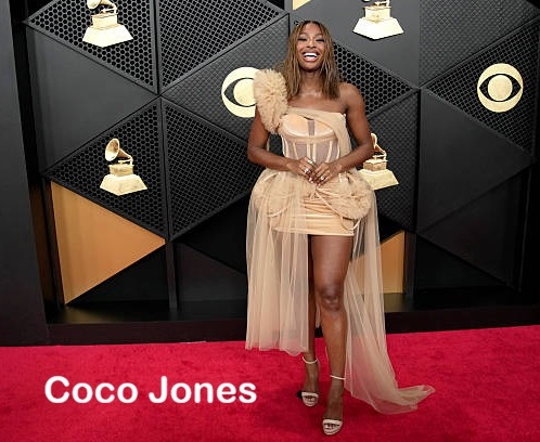 LOS ANGELES, CALIFORNIA - FEBRUARY 01: (FOR EDITORIAL USE ONLY) Coco Jones attends the 68th GRAMMY Awards at Crypto.com Arena on February 01, 2026 in Los Angeles, California. (Photo by Jeff Kravitz/FilmMagic)